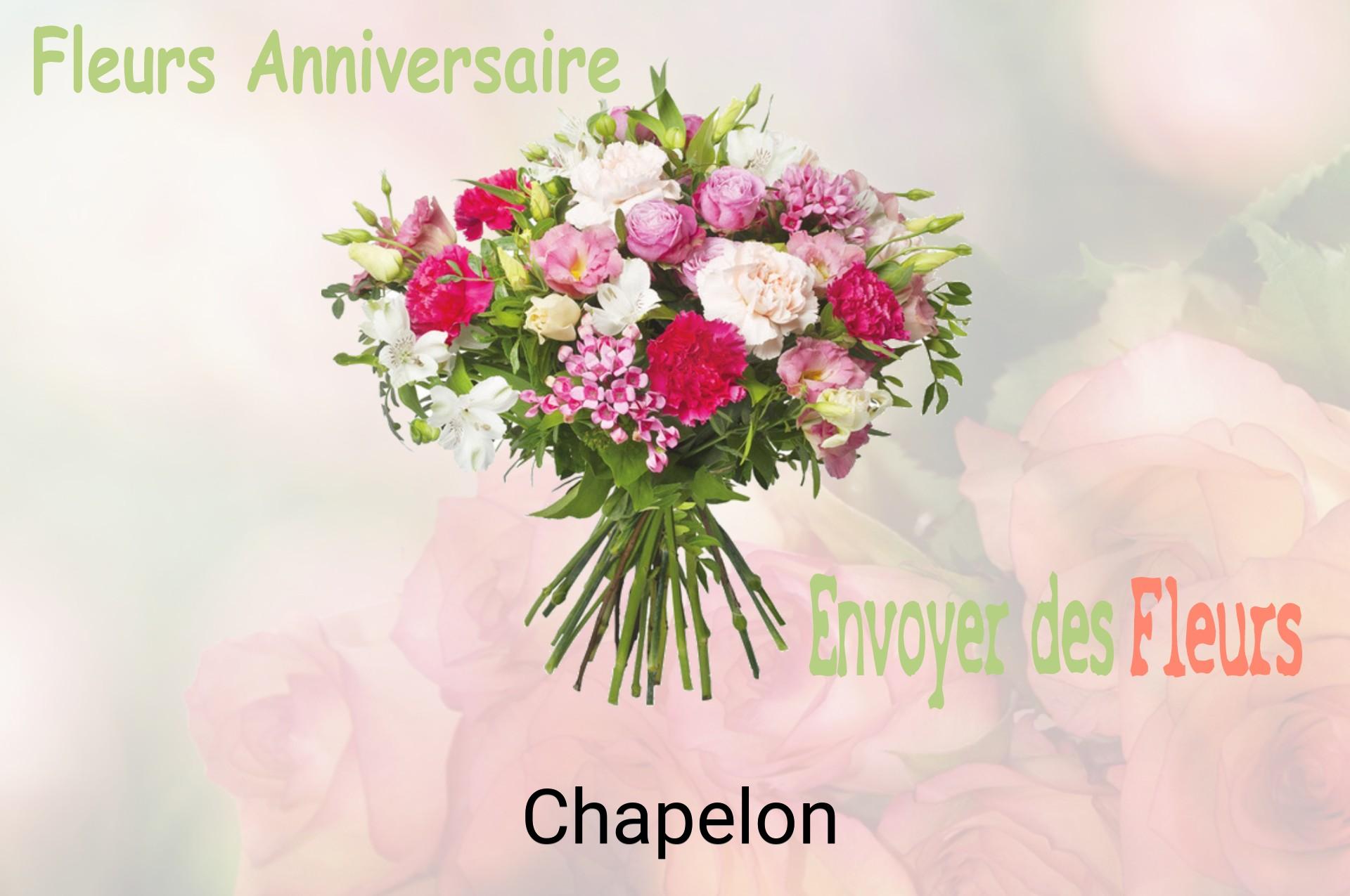 Bouquet de fleurs d’anniversaire livré à Chapelon