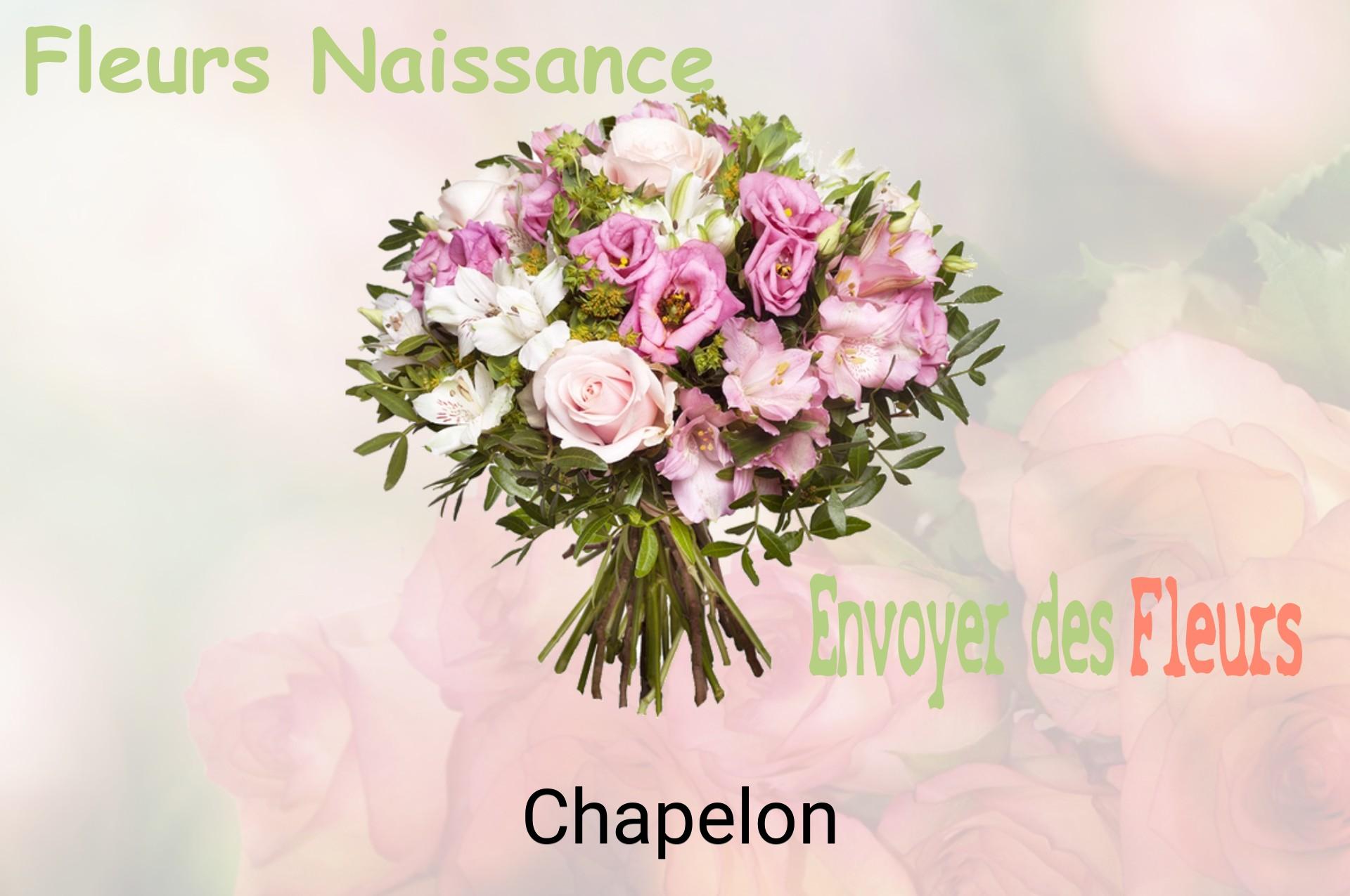 Bouquet de fleurs de naissance livré à Chapelon